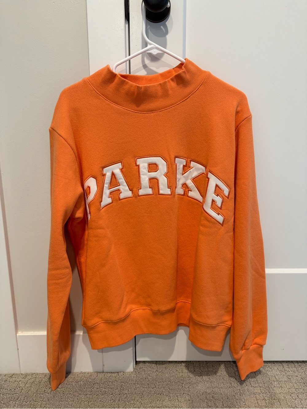 PARKE Orange Creamsicle Mockneck
